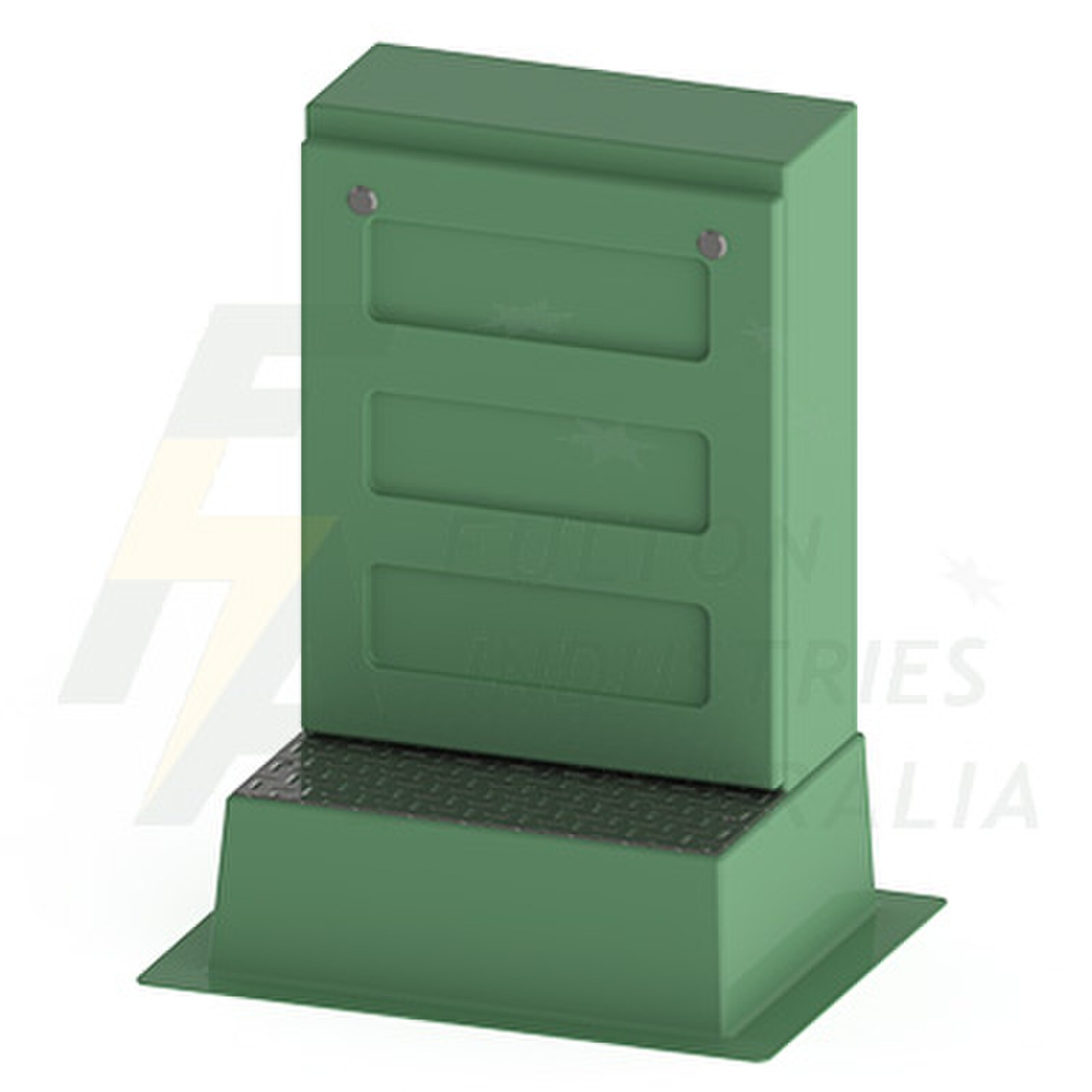 FB3CDEBG green fibreglass pillar cabinet